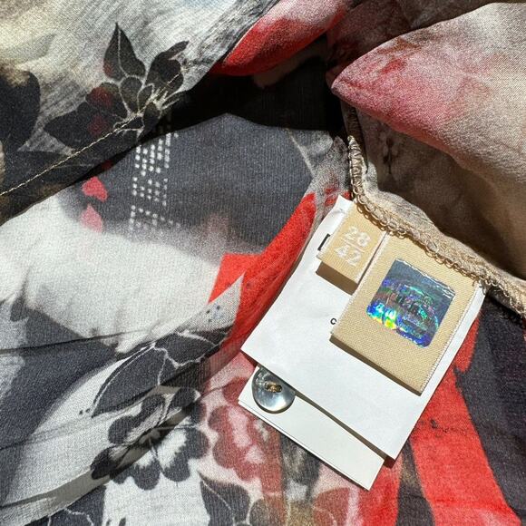 Galliano Graphic silk button down - Picture 4 of 7